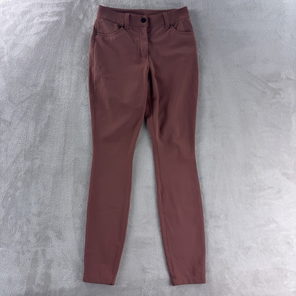 Lululemon‎ High Rise Pants Womens Size 27x30 Ancient Copper City Sleek Slim Fit